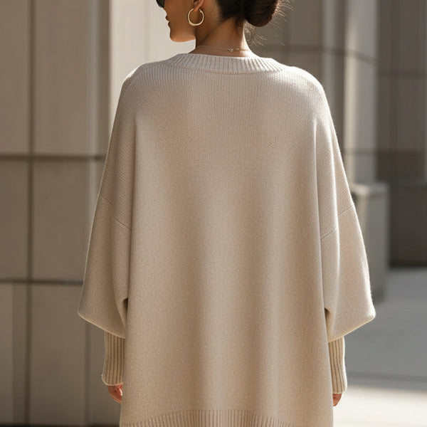 Alina - Pull Tricot Minimal Luxe