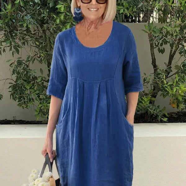 Ruthie | Easy Elegance Linen Dress