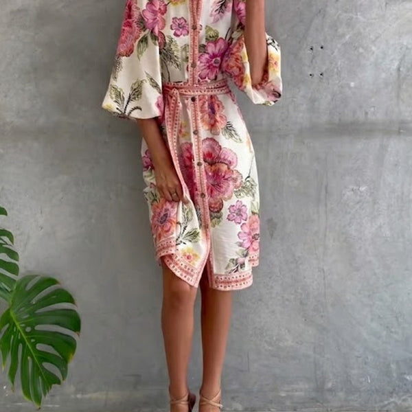 Clara Printed Dress