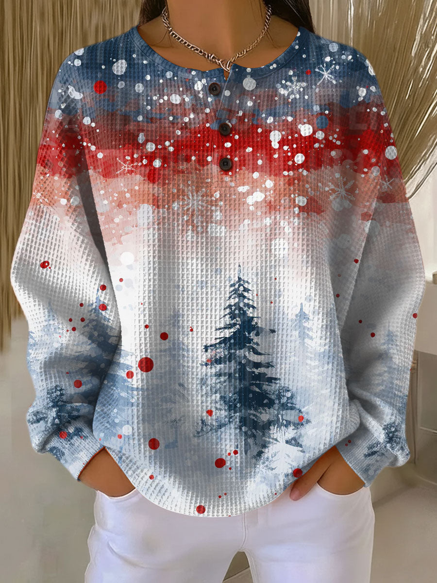 Alva™ - Pull de Noël avec motif doux d'arbre de Noël