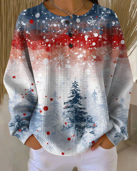 Alva™ - Pull de Noël avec Motif Doux d'Arbre de Noël