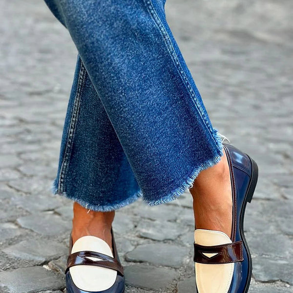 Marleen | Mocassin Bleu Marine