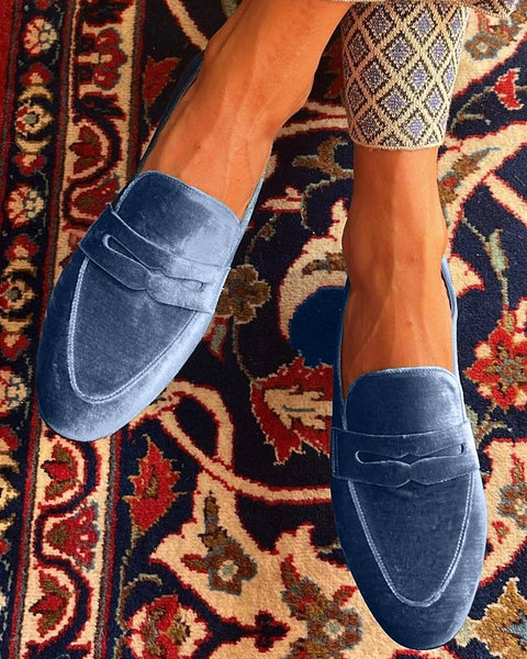 Brenda | Mocassins en velours