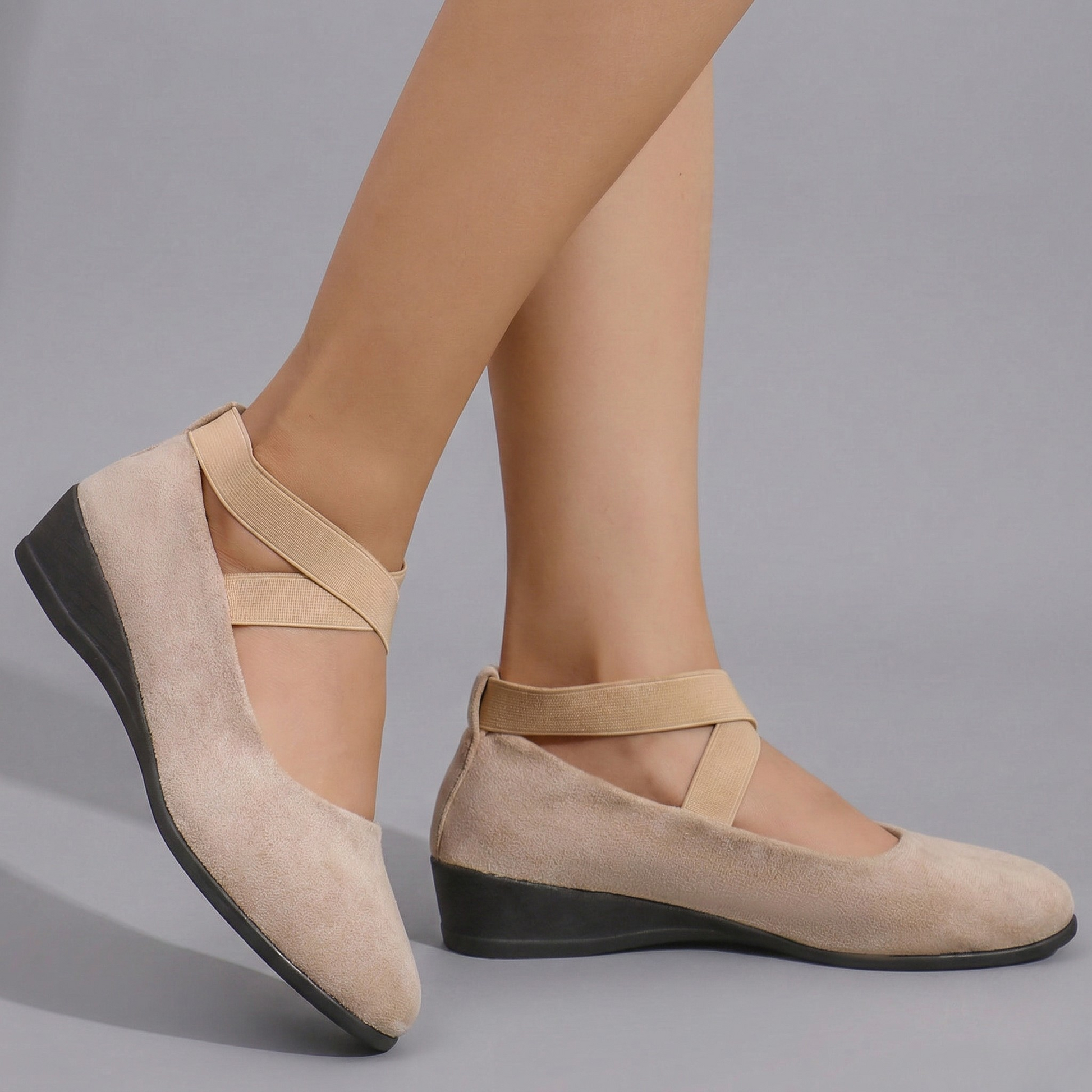 Calerinne | Closed Wedge Ballerina Shoes