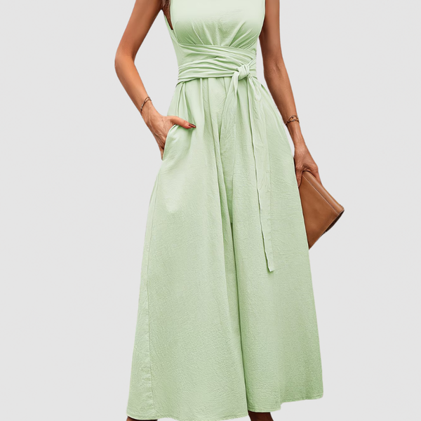 Clara | Elegant Sleeveless Maxi Dress