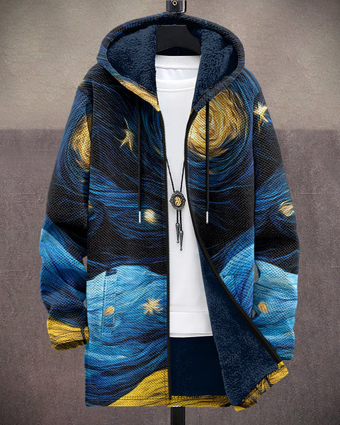 Frederik | Veste à Capuche Nuit Étoilée