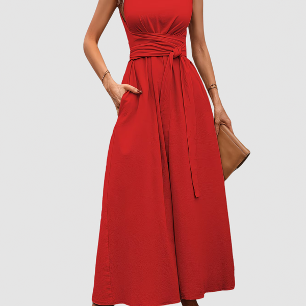 Clara | Elegant Sleeveless Maxi Dress