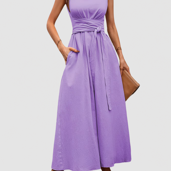 Clara | Elegant Sleeveless Maxi Dress