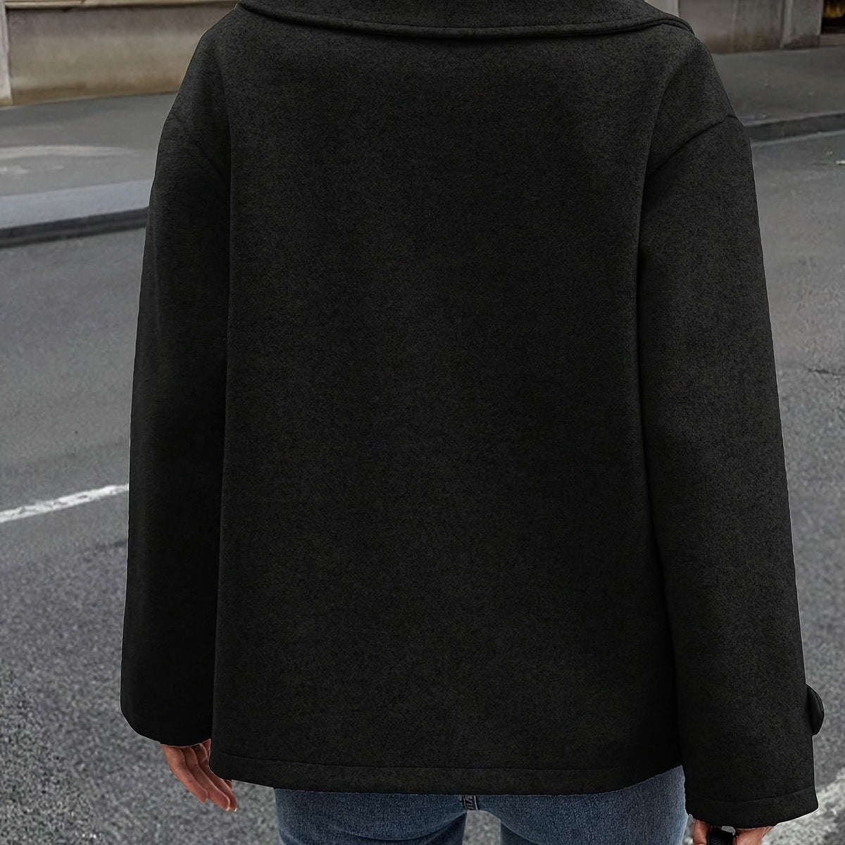 Elise| Stylish Double-Breasted Jacket with Button Details