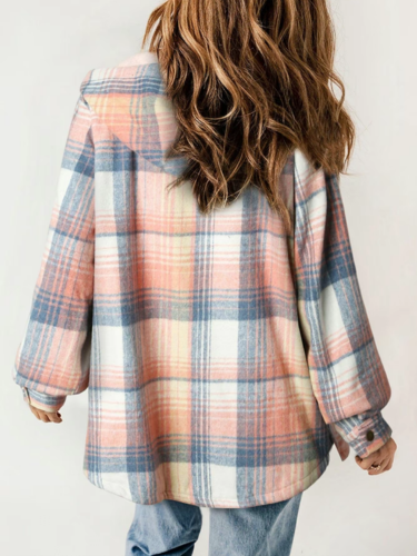 HANNAH™ - Veste à Carreaux Chic