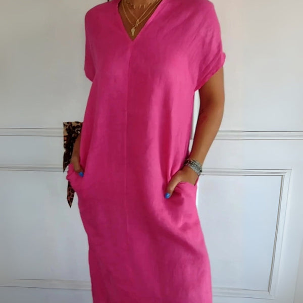 Solivya| Dress with Pockets – Effortless Comfort, Everyday Confidence
