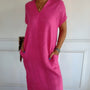 Solivya| Dress with Pockets – Effortless Comfort, Everyday Confidence