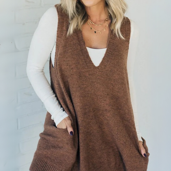 Amisa | Gilet Tricoté Confortable