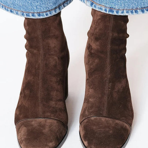 Gemma | Bottes à Talon Carré
