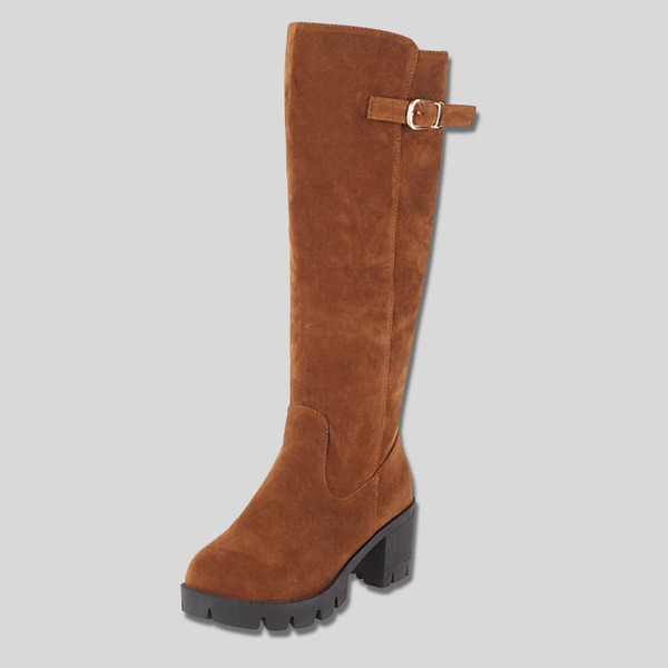 Calista - Bottes en Suède Hautes jusqu'au Genou