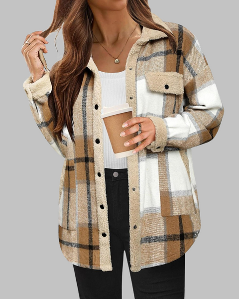 ZENY™ - Veste Classique à Manches Longues avec Boutons
