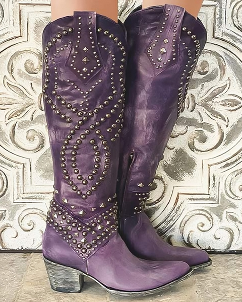 Mary | Bottes Western Montantes
