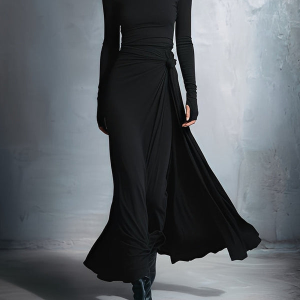 Gabriella – Long dress with side knot