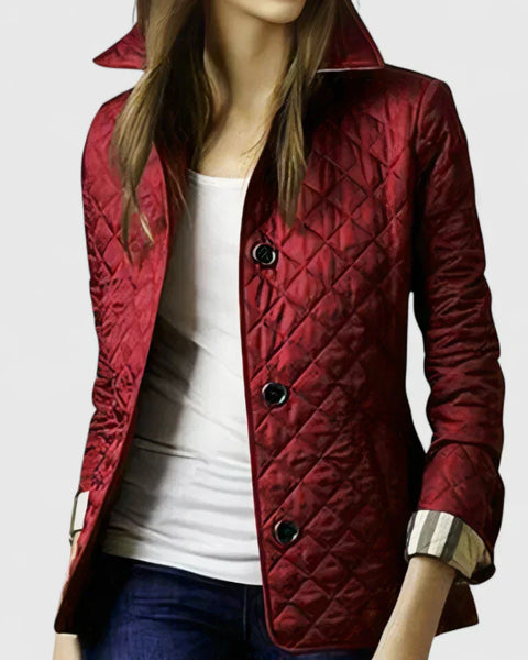 Olivia – Veste Matelassée en Diamant