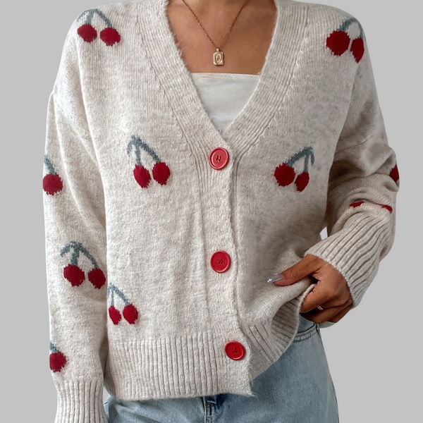 Yeva | Cardigan Chic à Boutons avec Manches Longues
