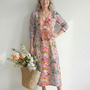 Julien | Light Form Floral Midi Dress
