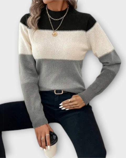 Eliana | Pull à Rayures Stylé