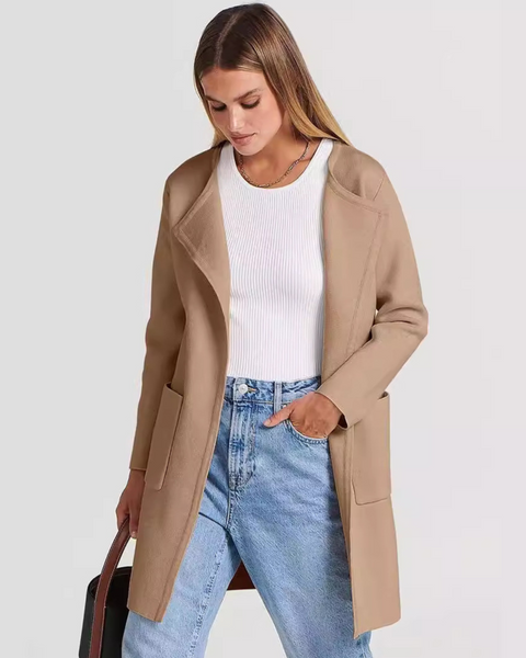 VALENCIA™ - Veste décontractée à manches longues ouverte devant