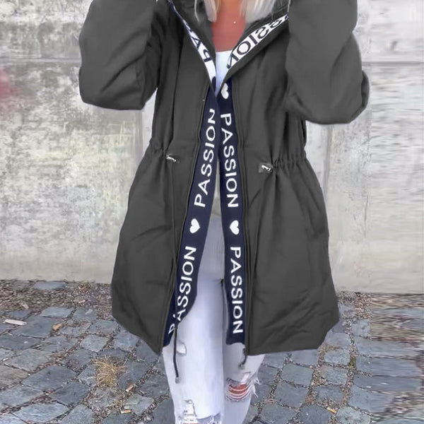 Hoodie Noir avec Imprimé "Passion🖤"