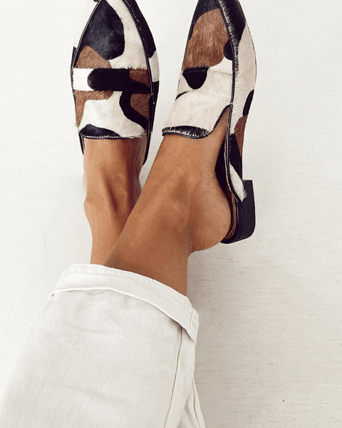 Britney | Mocassin Avec Motif Abstrait