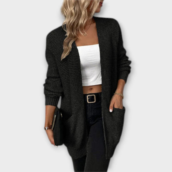 Nancy – Cardigan Tricot Décontracté avec Poches