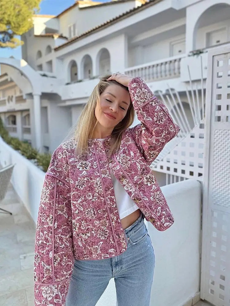 NICOLE™ - Veste Imprimée Tendance