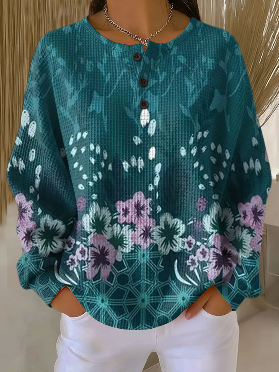 Nora™ - Pull avec Motif Floral