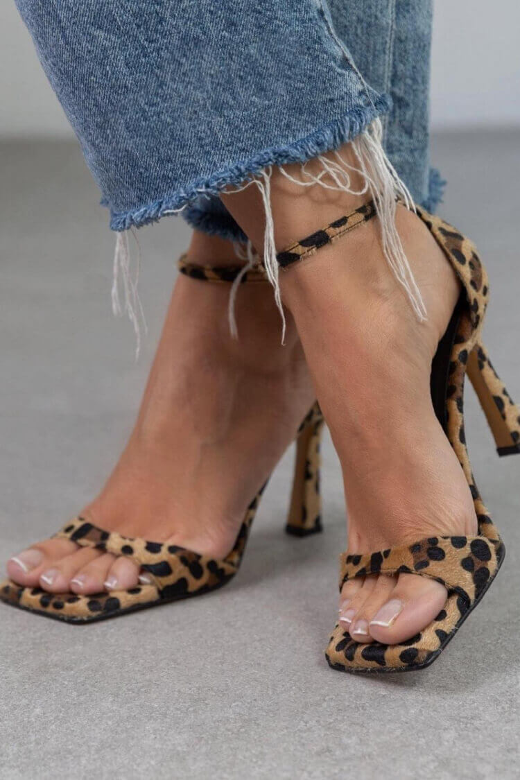 Avril | Talons Imprimé Léopard