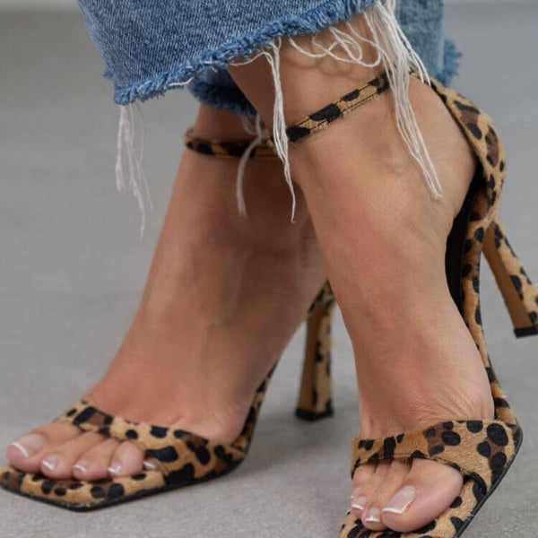 Avril | Talons Imprimé Léopard