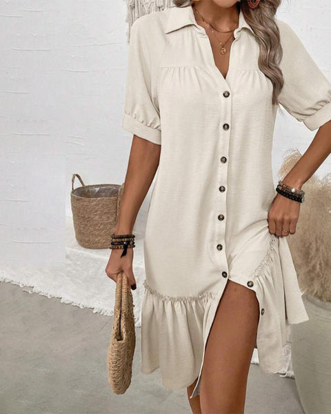 Anna-Rose | Soft Elegance Ruffle Dress