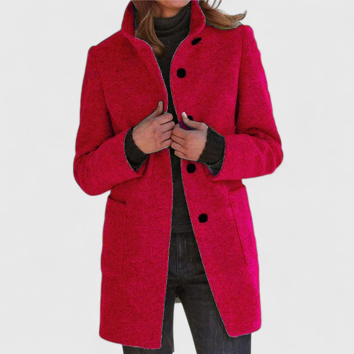 Elena – Manteau classique en mélange de laine