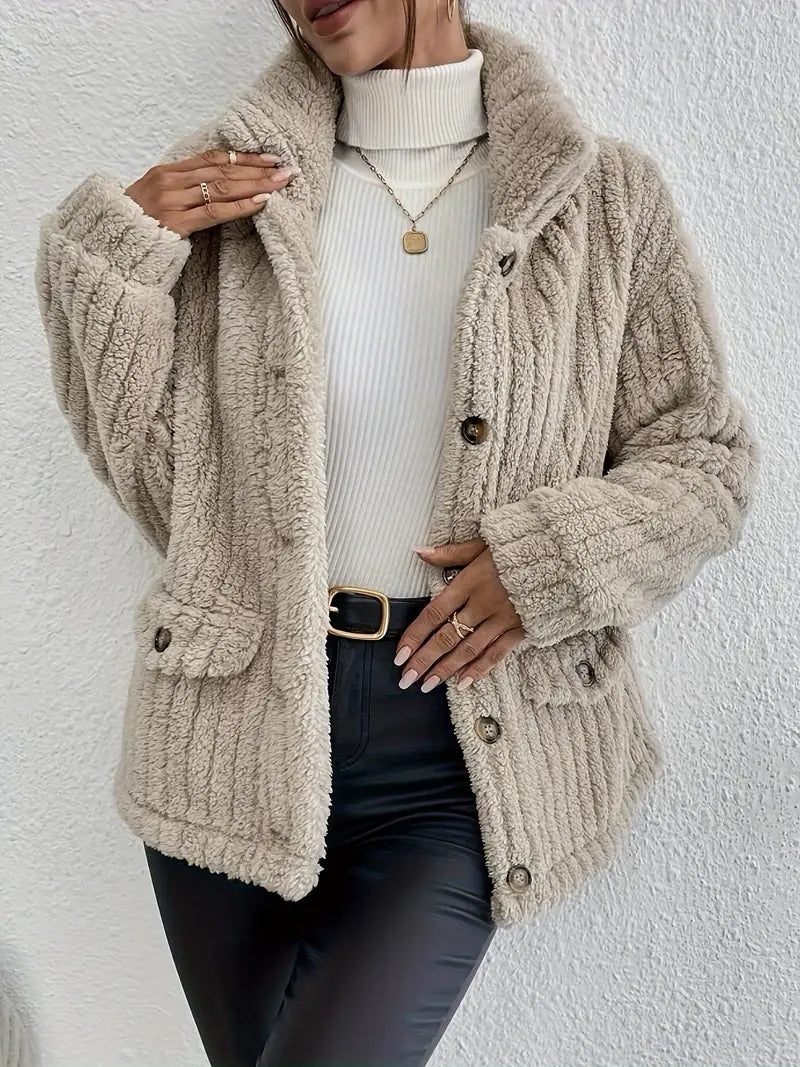 Agni | Gilet à Boutons en Velours Réversible