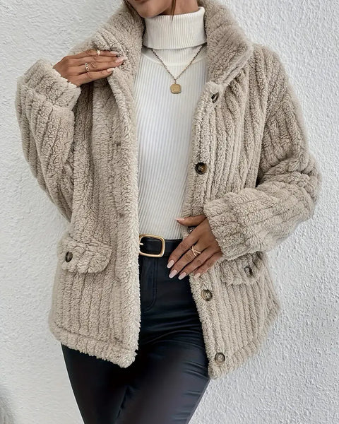 Agni | Gilet à Boutons en Velours Réversible
