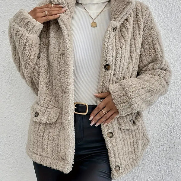 Agni | Gilet à Boutons en Velours Réversible