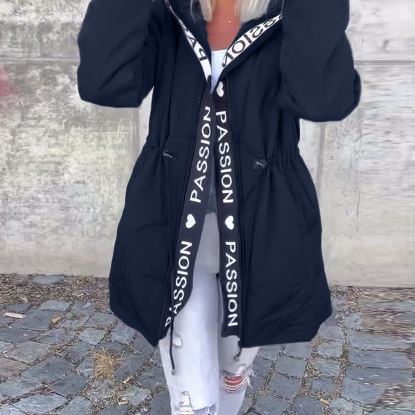 Hoodie Noir avec Imprimé "Passion🖤"