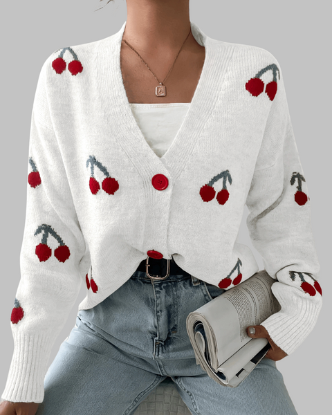 Yeva | Cardigan Chic à Boutons avec Manches Longues
