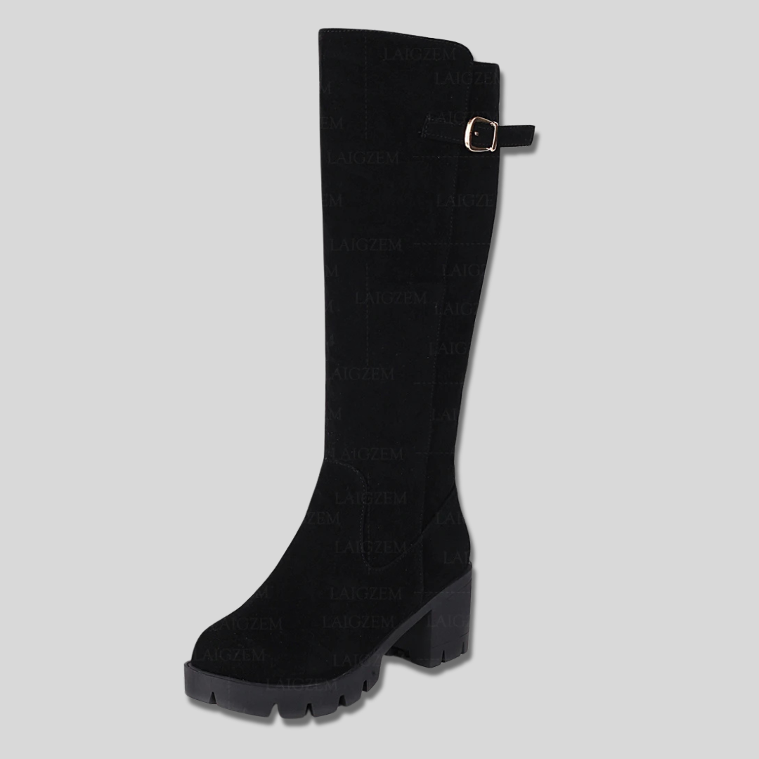 Calista - Bottes en Suède Hautes jusqu'au Genou