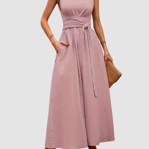 Clara | Elegant Sleeveless Maxi Dress