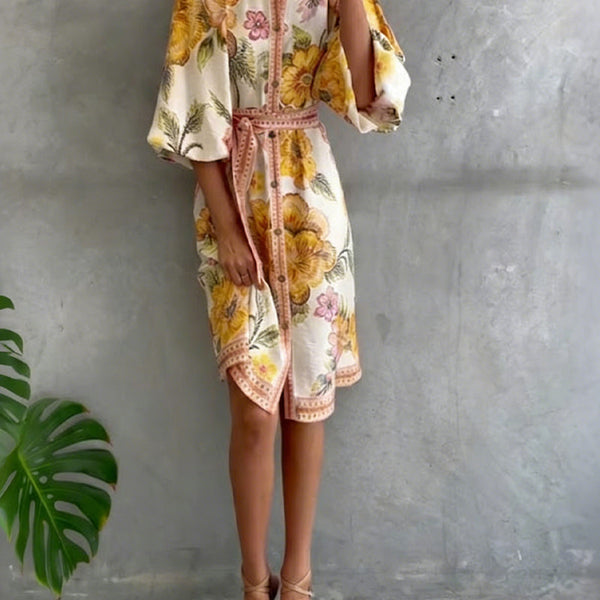 Clara Printed Dress