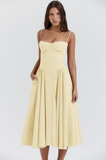 Elara | Robe Corset Midi