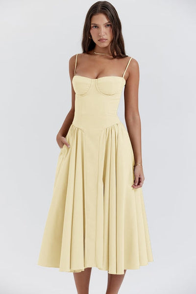 Elara | Robe Corset Midi