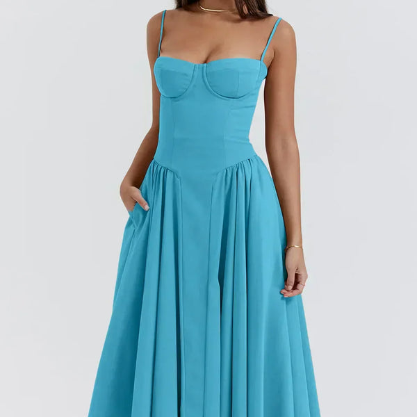 Elara | Robe Corset Midi
