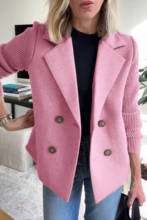 Sorelle™ - Veste Élégante à Manches Tricotées