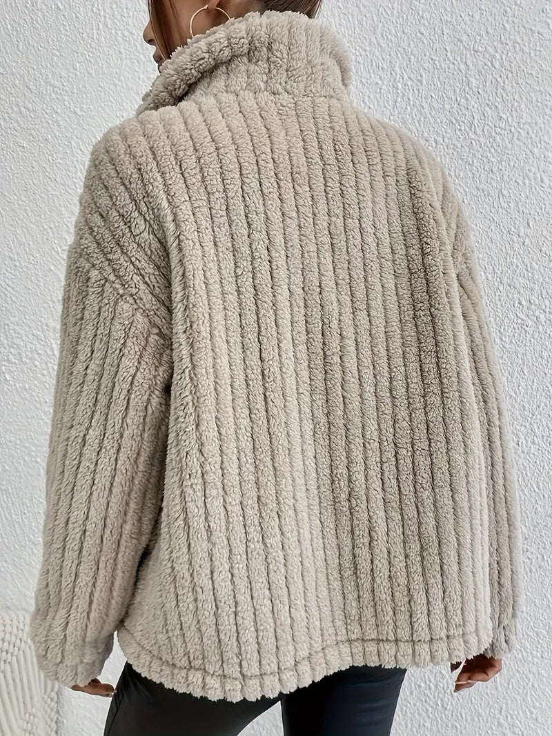 Agni | Gilet à Boutons en Velours Réversible