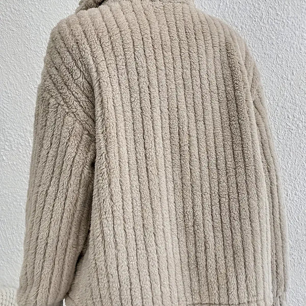 Agni | Gilet à Boutons en Velours Réversible
